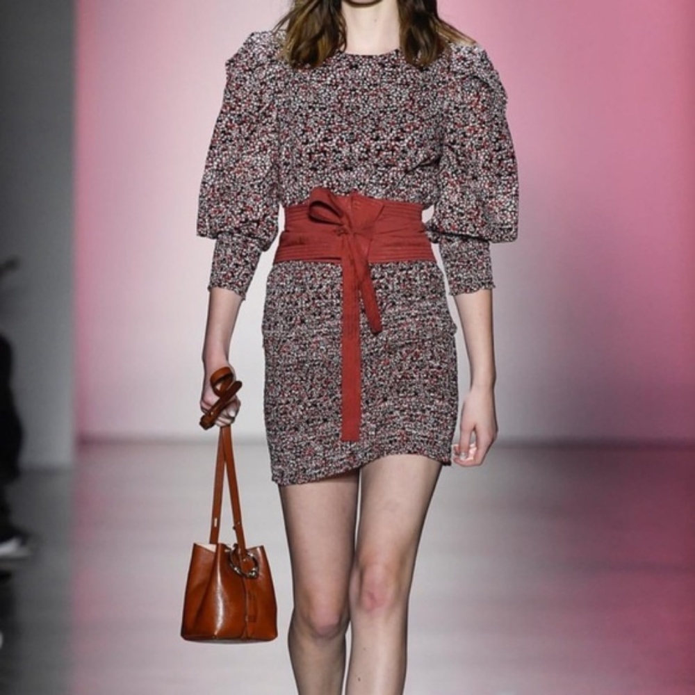 NEW Rebecca Minkoff Tabby Dress in Red Multi size XS - Picture 2 of 16